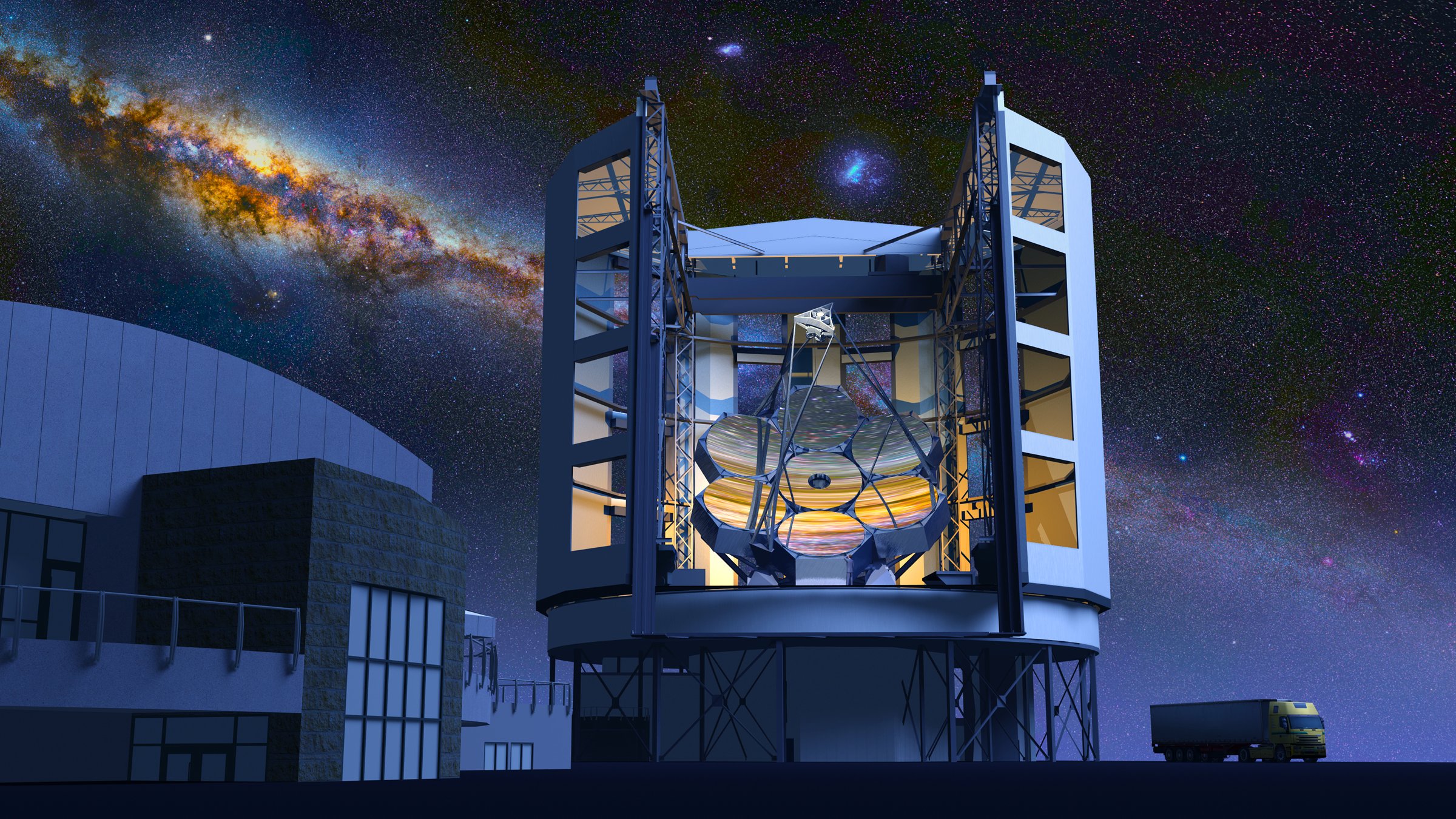 Así es el telescopio gigante encargado de buscar vida inteligente en el espacio