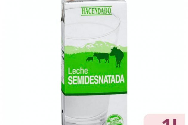Leche semidesnatada de Hacendado Leche semidesnatada de Hacendado
