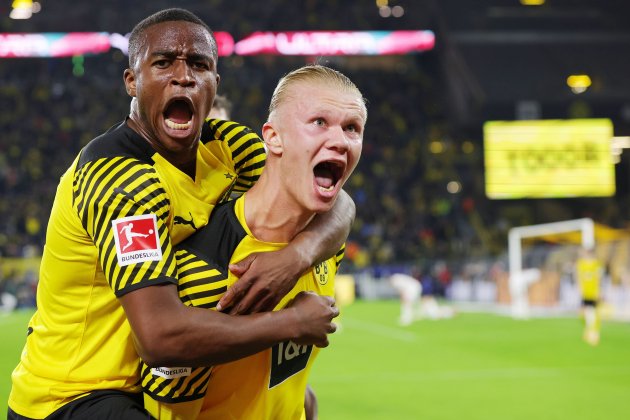 Youssoufa Moukoko Erling Haaland Borussia Dortmund Europa Press Youssoufa Moukoko Erling Haaland Borussia Dortmund Europa Press