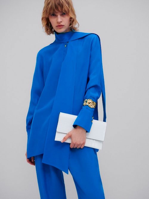 Camisa fluida con lazada1