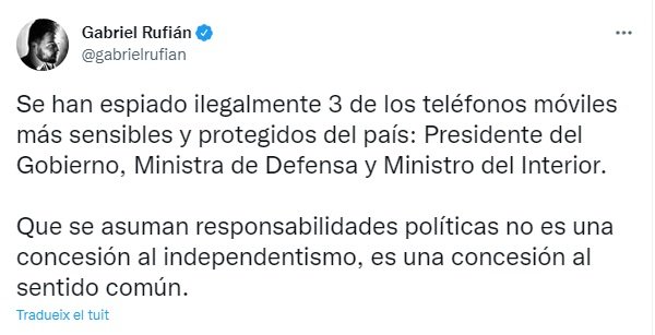 TUIT Rufian Paz Esteban TUIT Rufian Paz Esteban