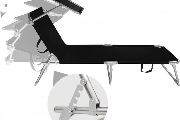 Tumbona plegable de TecTake1 Tumbona plegable de TecTake1