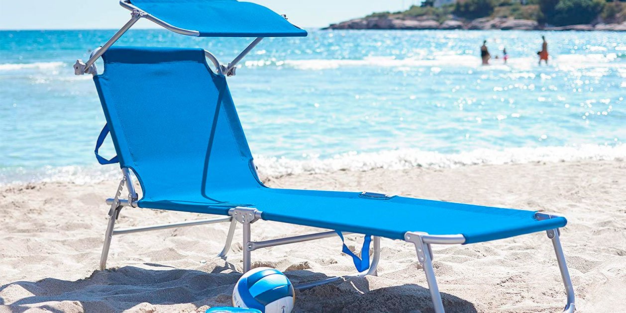La tumbona con parasol mejor valorada en Amazon: 2 por 93,90 euros