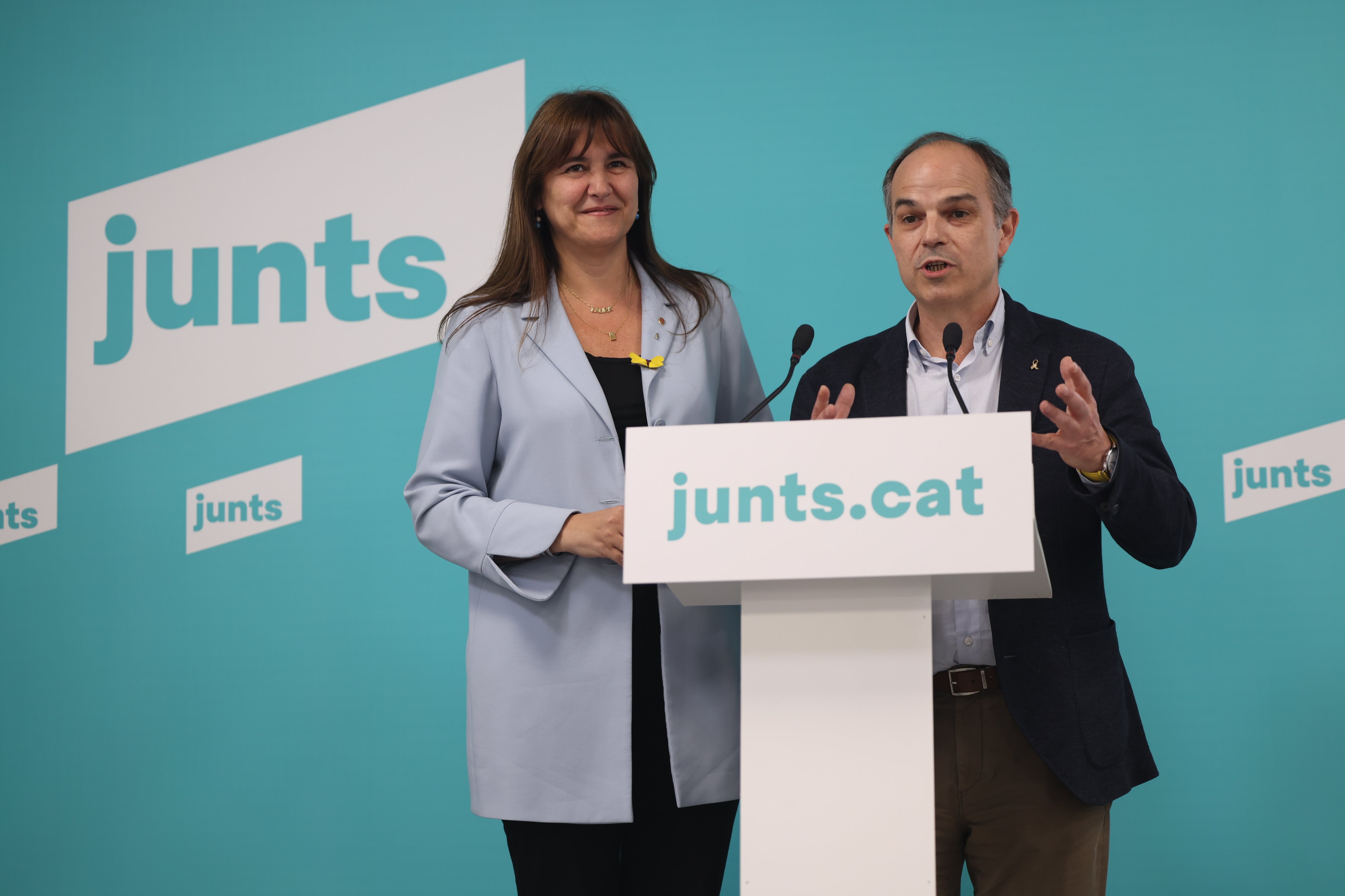 Borràs and Turull to "share responsibilities" in joint leadership bid for Junts