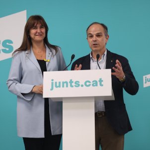 Laura Borràs i Jordi Turull Junts Sergi Alcàzar