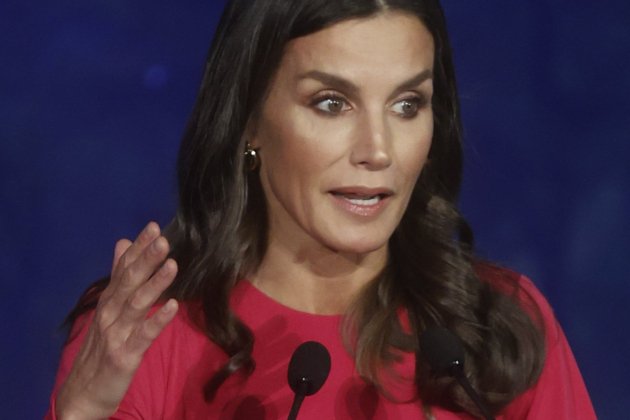 Letizia cara manos rosa 2 EFE. Letizia cara manos rosa 2 EFE.