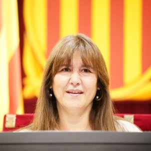 Laura Borràs sesión Parlament Joan Mateu Parra
