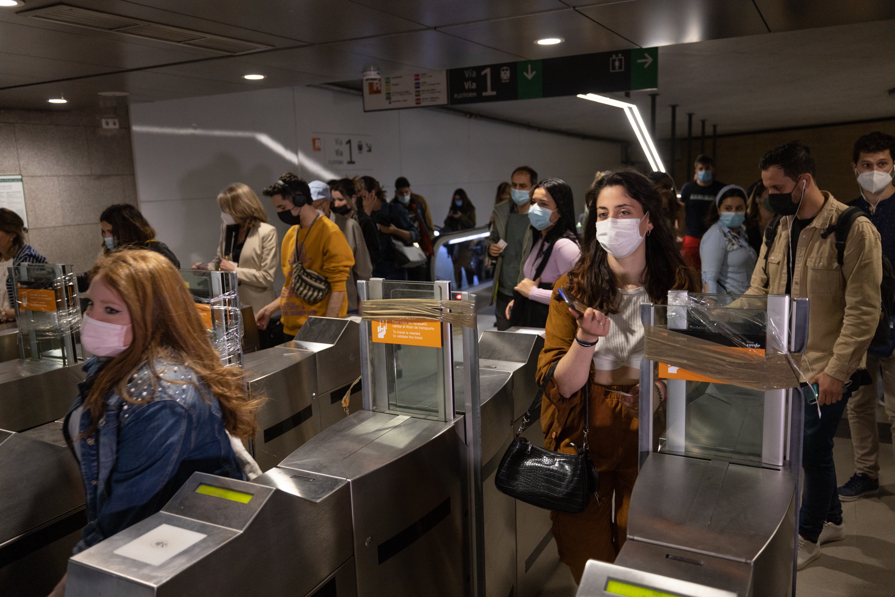 Batec bloquea de nuevo barreras de estaciones por la falta de inversiones en Rodalies