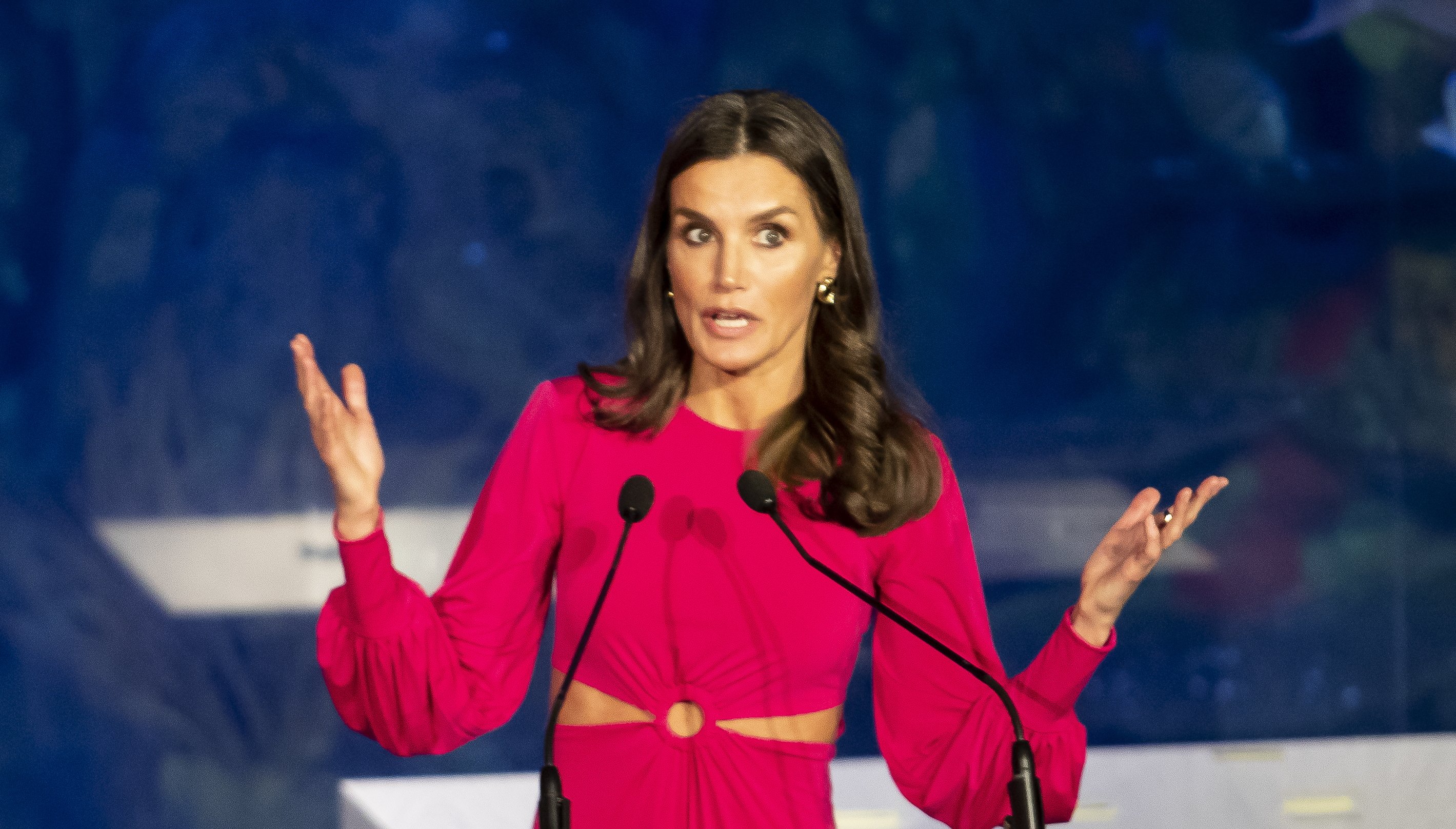 Letizia rocía abdominales GTRES Letizia rocía abdominales GTRES