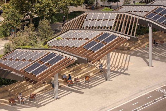 pergola fotovoltaica ronda dalt foto ajbcn pergola fotovoltaica ronda dalt foto ajbcn