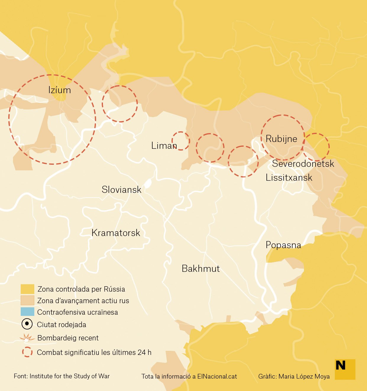 Mapa Ucraïna Donbas 11 maig cat   Maria López Moya 