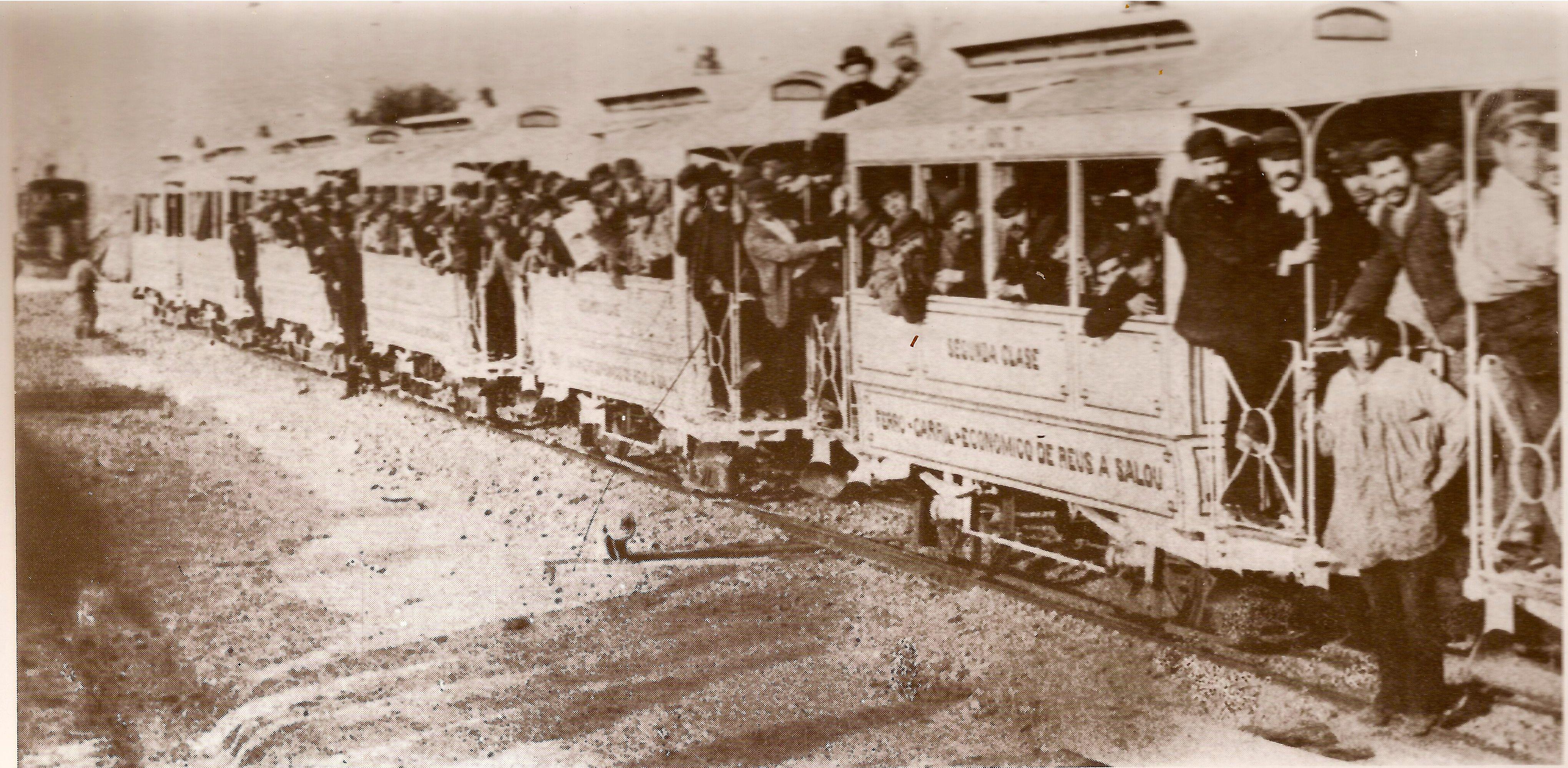 Se inaugura el ferrocarril Reus-Salou, el Carrilet