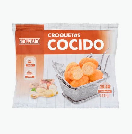 Croquetas de cocido ultracongeladas de Hacendado 1 Croquetas de cocido ultracongeladas de Hacendado 1