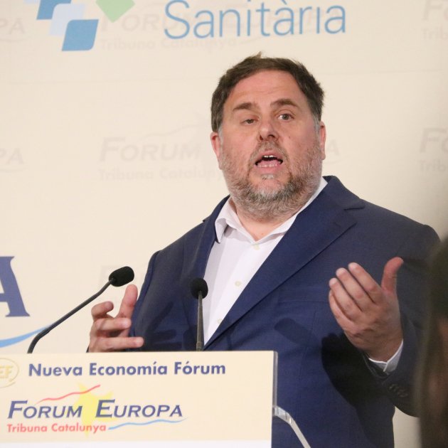 El líder de ERC Oriol Junqueras Forum Tribuna Catalunya / ACN