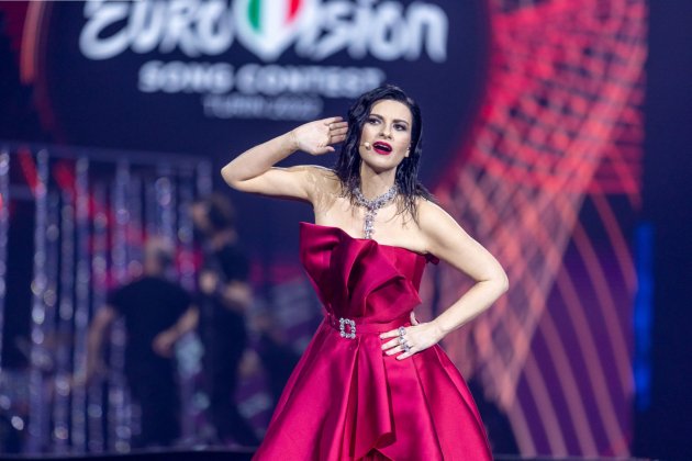 Laura Pausini segunda semifinal Eurovisión 2022 Turín  - Foto: Alessandro Di Marco / Efe