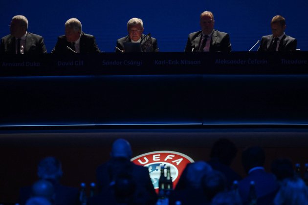 20  presidente UEFA, Aleksander Ceferin, Comité Ejecutivo 46º Congreso UEFA Viena, Austria comité aprobó formato final - foto:  Christian Bruna / Efe