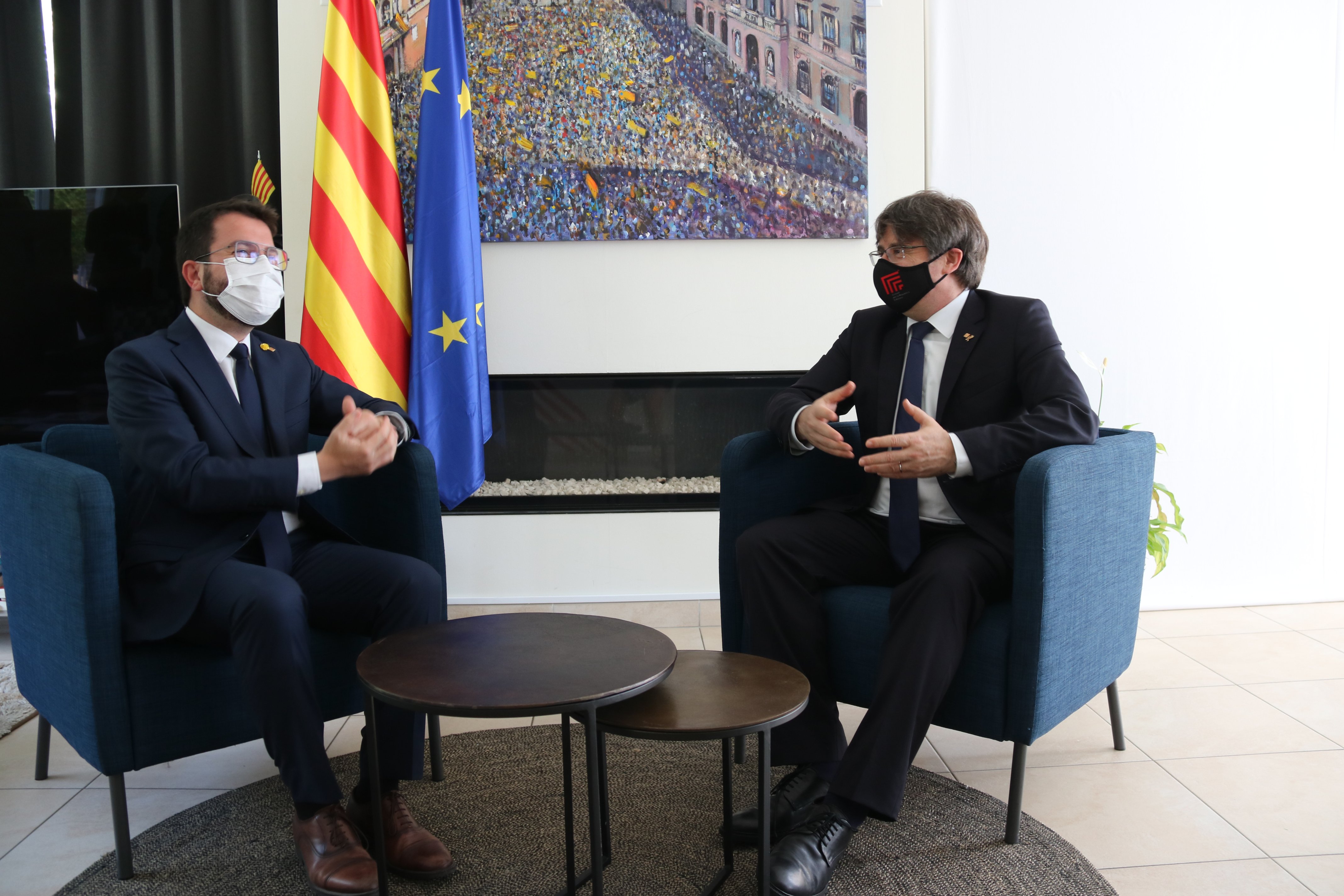 Aragonès to meet with Puigdemont in Brussels next week