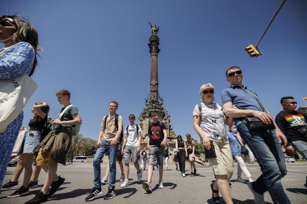 Turismo en barcelona Estatua en Cristobal Colón - Sergi Alcàzar