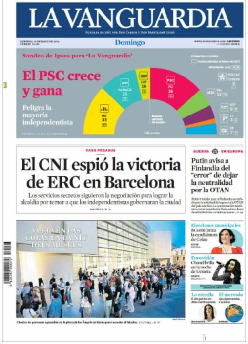 la vanguardia 15 mayo