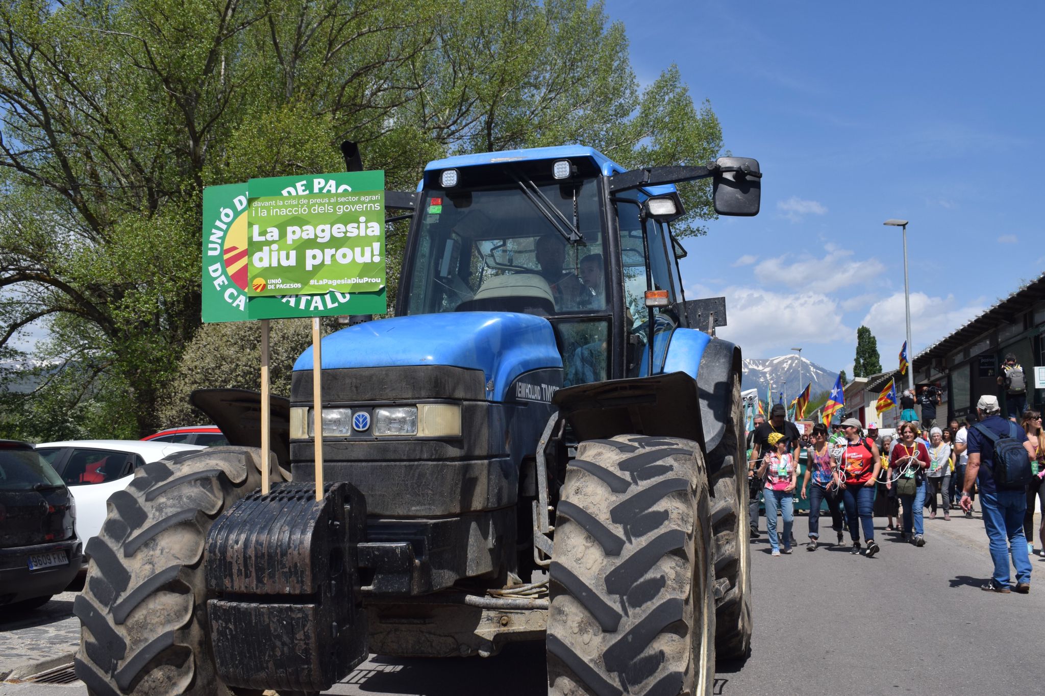 Tractor manifestacion Puigcerdà Carme Rocamora