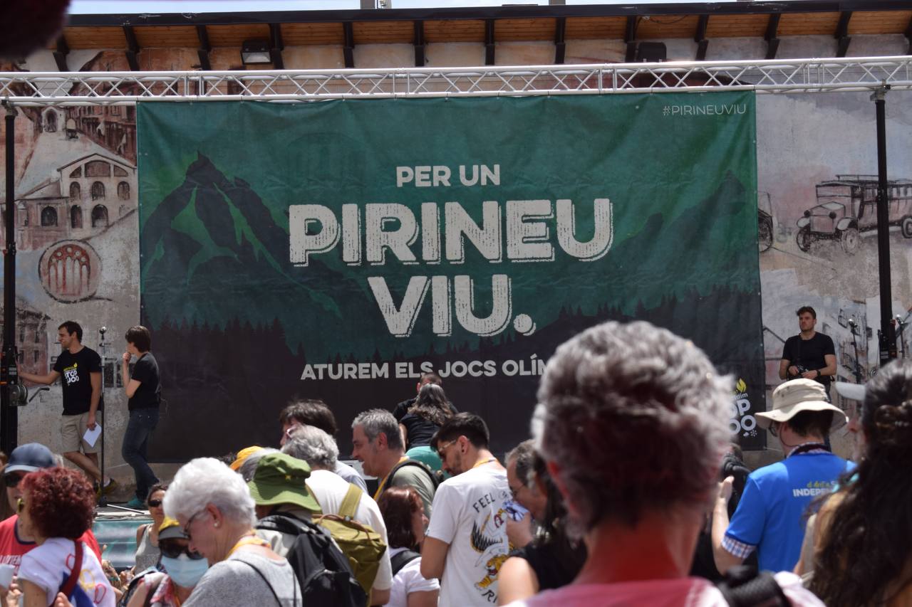 plaça del call manifestació stop JJOO Carme Rocamora