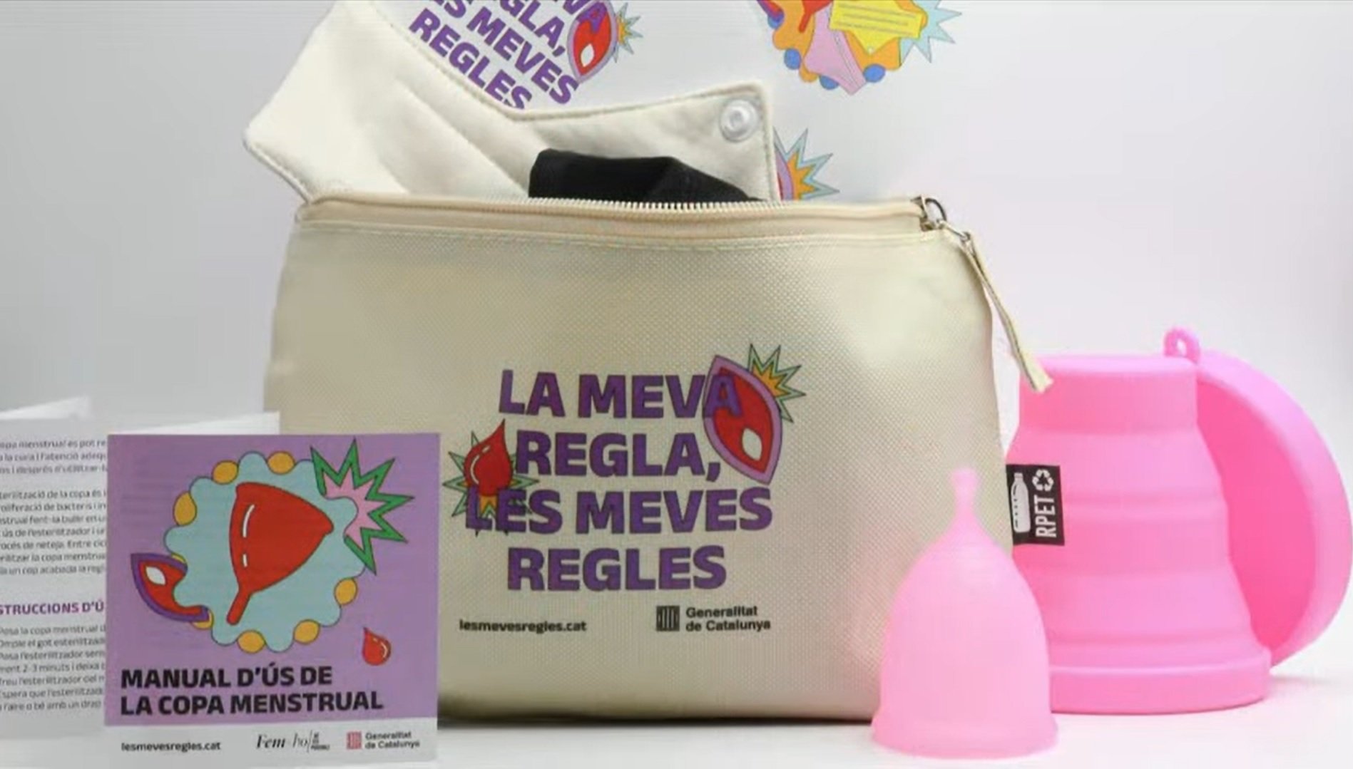 Més de 1.000 joves rebran aquest curs productes menstruals gratuïts de la Generalitat