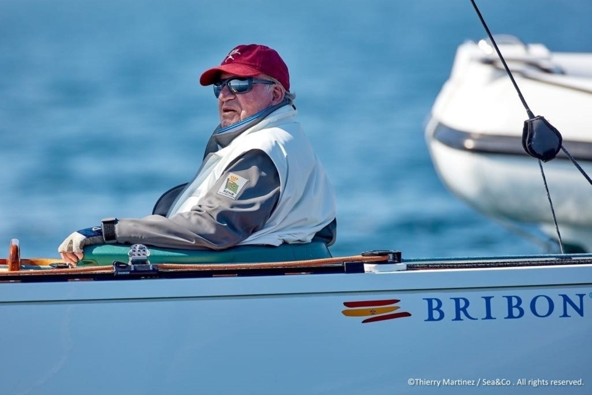 El rey emérito Juan Carlos I en su barco de vela, Bribón   Europa Press