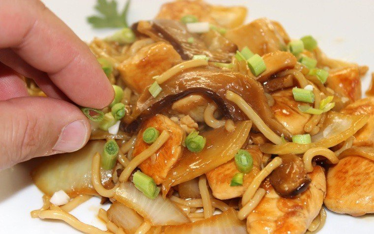 wok pollastre shiitake pas34