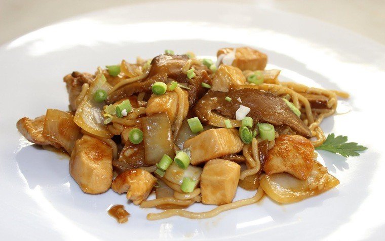 wok pollastre shiitake pas36