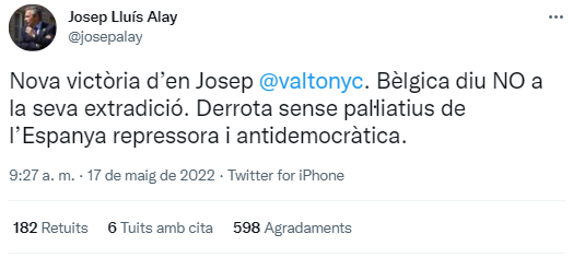 tuit de josep lluis alay tuit de josep lluis alay