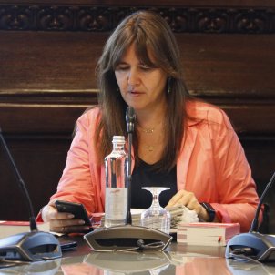 Presidenta del Parlament en la reunión de la mesa, Laura Borràs - Foto: Marta Sierra / ACN