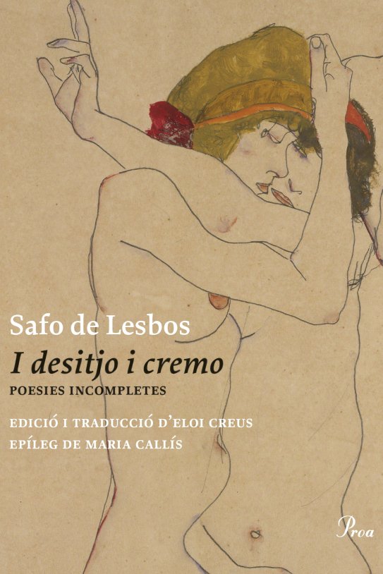 Portada I desitjo i cremo. Poesies incompletes -Safo de lesbos