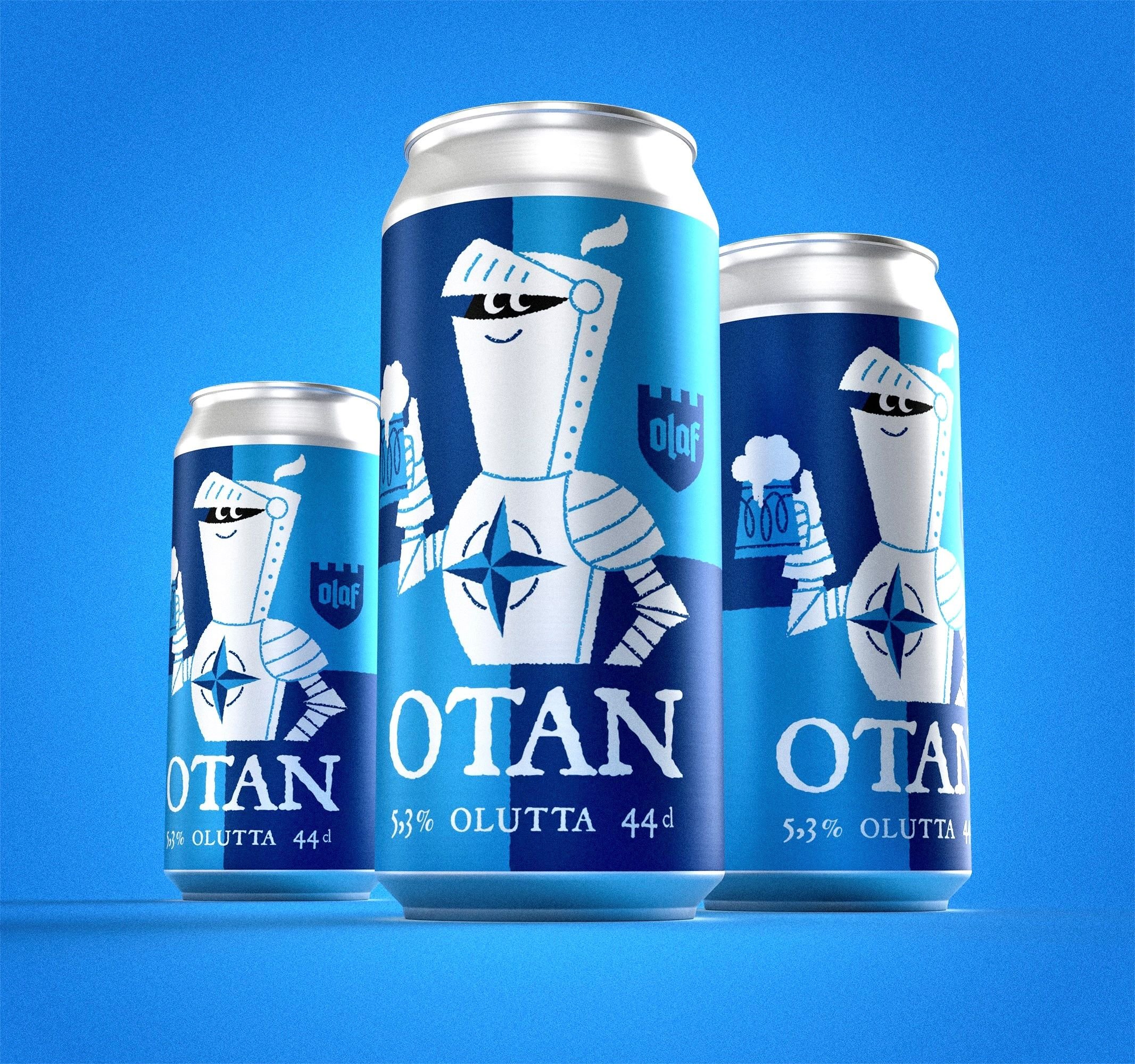 Otan Olutta, cerveza para celebrar adhesión de Finlandia a la OTAN   Olaf Brewing
