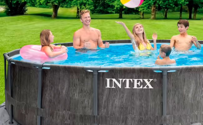 Piscina desmuntable Greywood de Intex2 Piscina desmuntable Greywood de Intex2