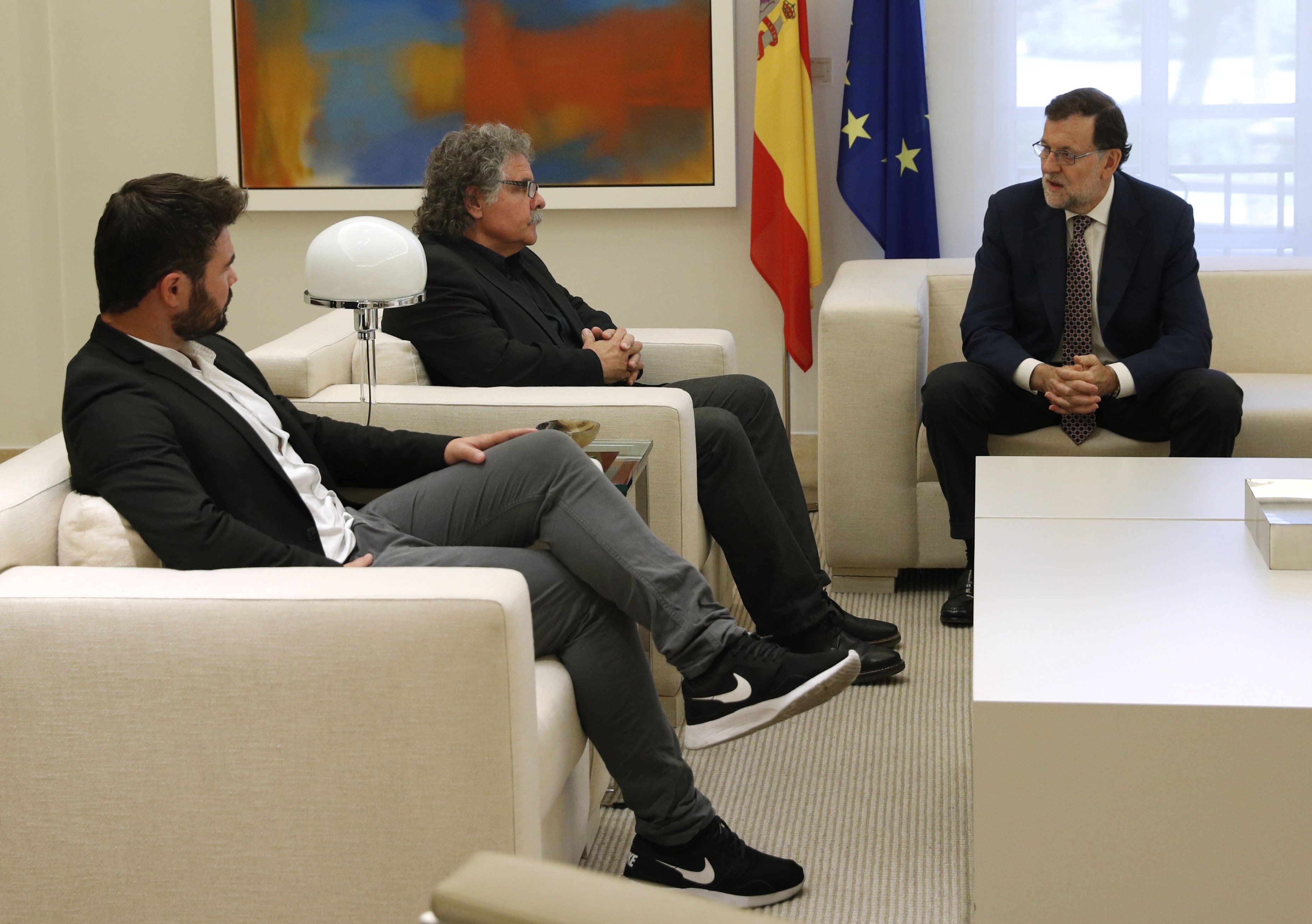 ERC a Rajoy: "Vivim en mons paral·lels entestats a no trobar-se"