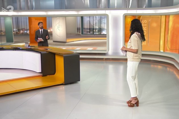 Toni Cruanyes saluda a Maria Fernández Vidal TV3
