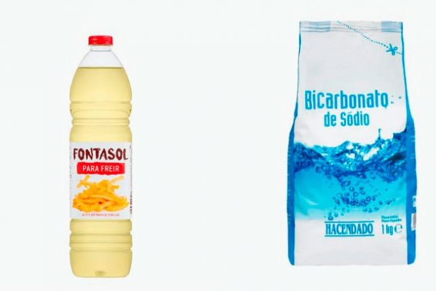 Vinagre blanc i bicarbonat d'Hacendado Vinagre blanc i bicarbonat d'Hacendado