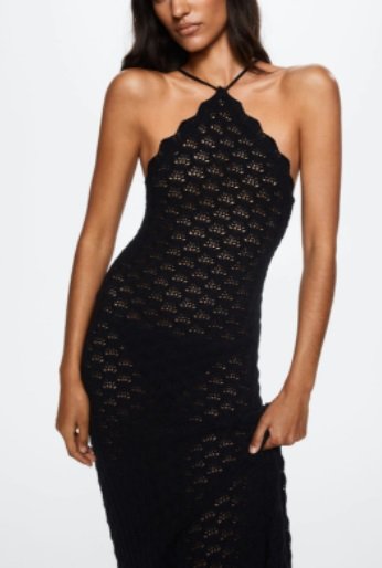 Alerta m xima llega a Mango el vestido de punto calado de 29 99