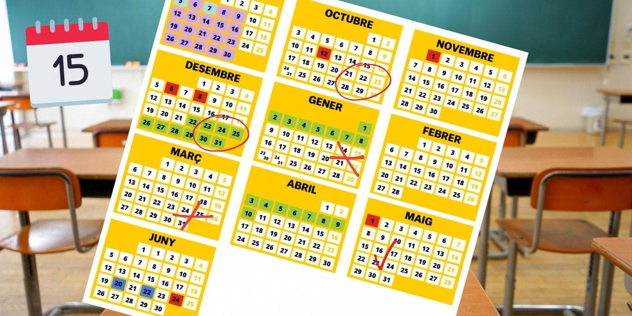 Calendario Escolar 2022-23 en Catalunya: Vacaciones y Festivos | PDF