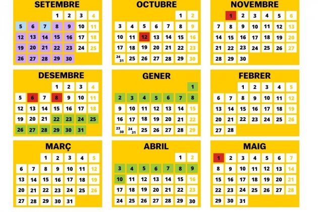 Calendari escolar catalunya curs 2022 2023 Calendari escolar catalunya curs 2022 2023