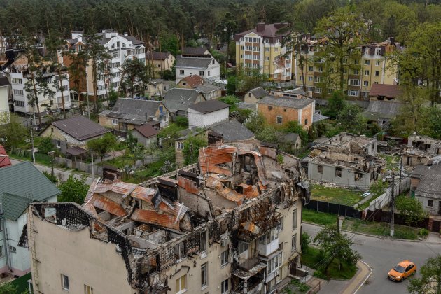 destruccion viviendas kyiv - Efe