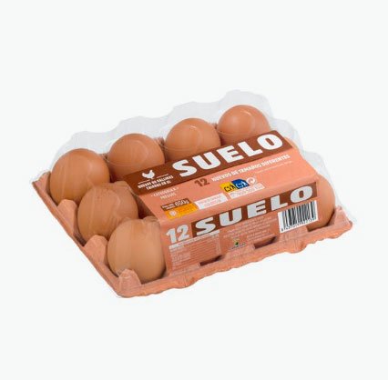 Huevos de gallinas criadas en el suelo de La Mondejana