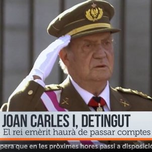 Detención del rey Juan Carlos I, según Ómnium Cultural   Captura de pantalla