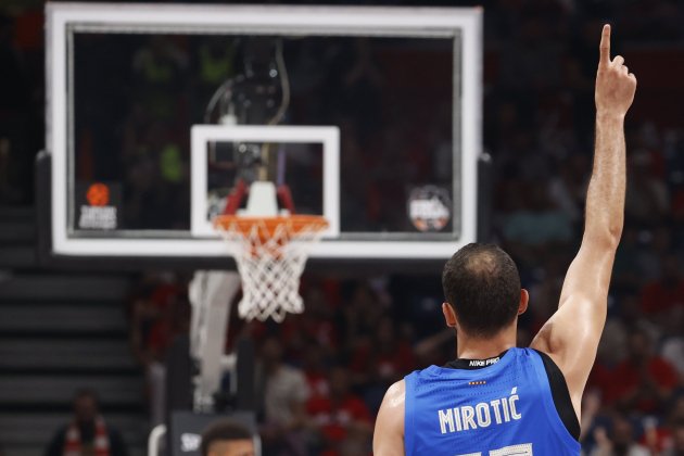 Nikola Mirotic, que disputarà es seus últims diepartits com a blaugrana, durant un partit del Barça Basket a Euroliga EFE Nikola Mirotic, que disputarà es seus últims diepartits com a blaugrana, durant un partit del Barça Basket a Euroliga EFE