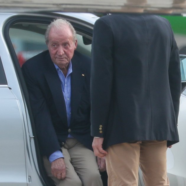 Juan Carlos coche Vigo GTRES Juan Carlos coche Vigo GTRES