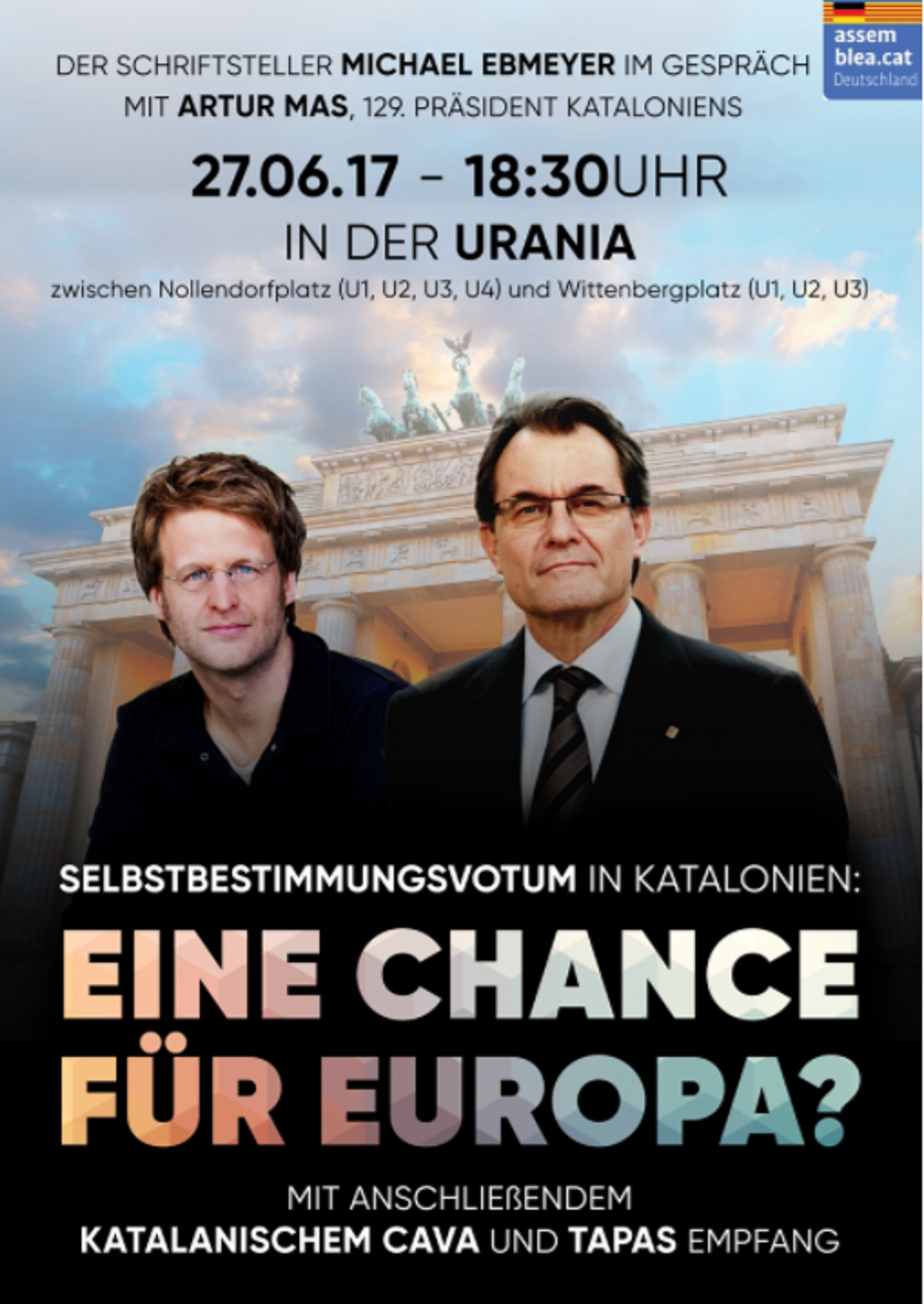 La ANC de Alemania organiza un debate sobre el referéndum con Mas