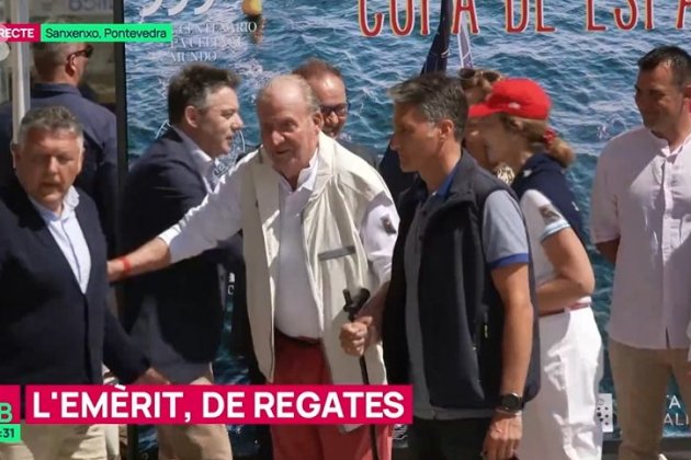 Juan Carlos dificultadas en Club Náutico Sanxenxo TV3