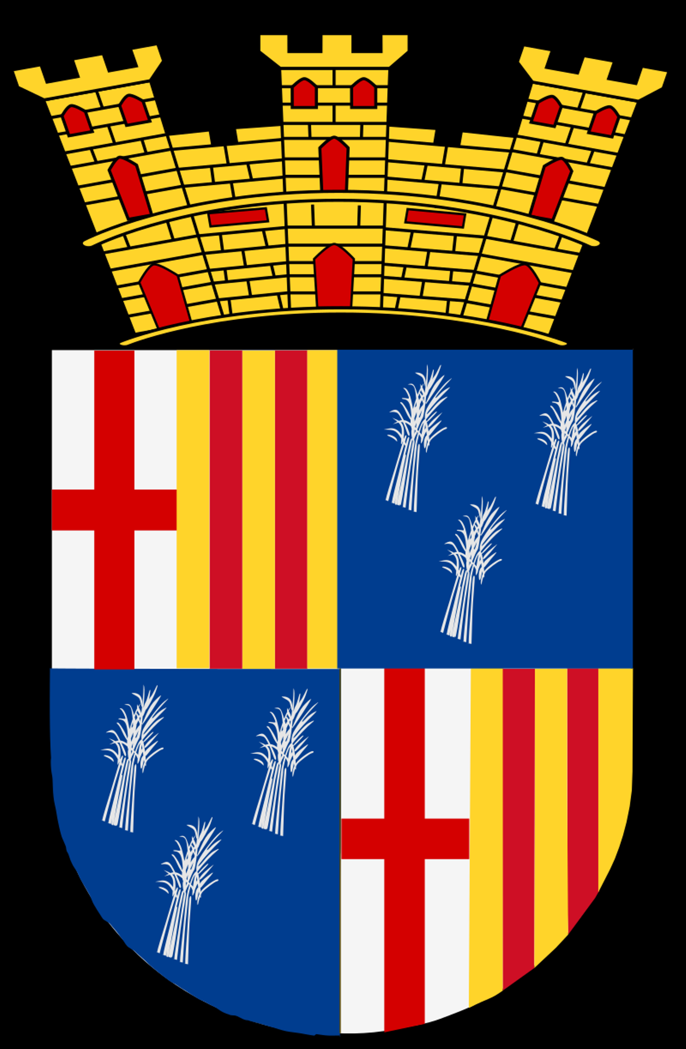 Escudo de Barceloneta. Fuente Wikimedia Commons