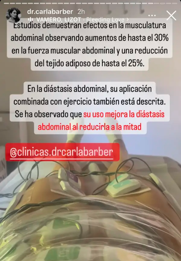 Instastorie de Carla Barber Instastorie de Carla Barber
