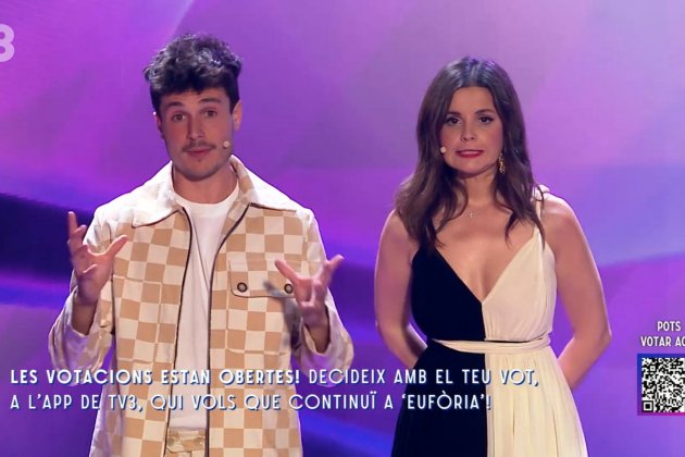 Miki Núñez Marta Torné votar Euforia TV3 Miki Núñez Marta Torné votar Euforia TV3